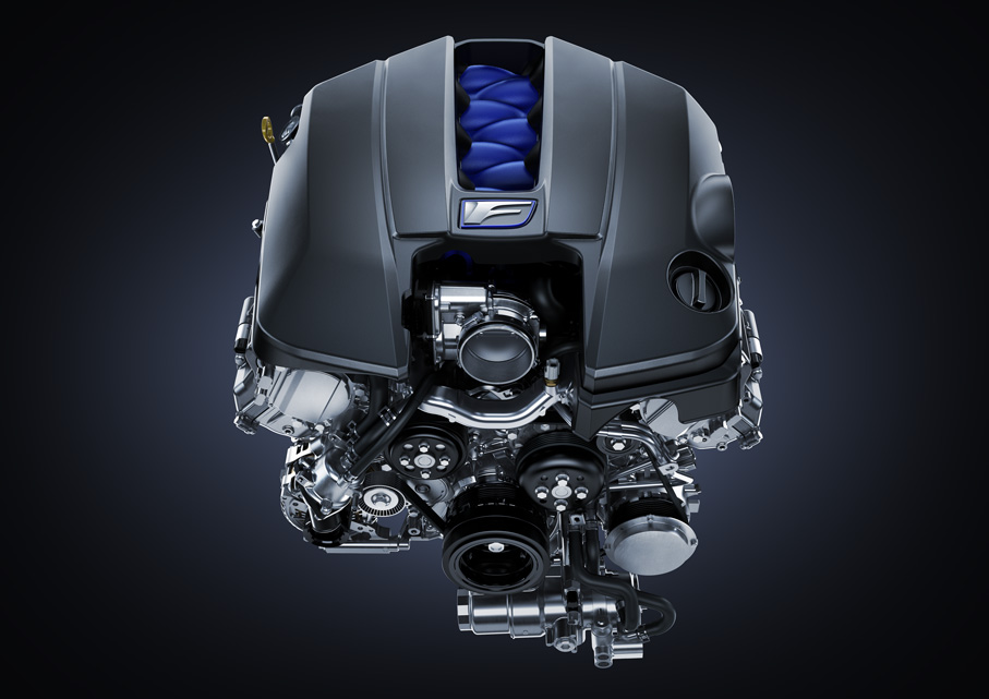 Новый RC F – самый мощный спортивный автомобиль с двигателем V8 в истории Lexus.