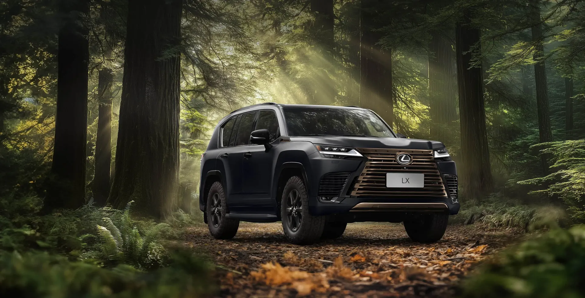 Lexus выпустил особые версии GX и LX Overtrail в чёрно-золотом оформлении